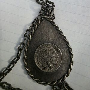 Vintage Coin Pendant Necklace